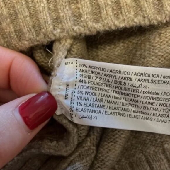 NWT - Brown Turtleneck Dress | Sweater Dress | Brown Dress | Brown Sweater - Picture 3 of 5